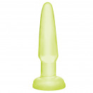 BASIX 3.5 Inch Beginners Butt Plug Glow in the Dark By Pipedream