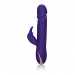 California Exotic Premium Jack Rabbit Thrusting Rabbit Vibrator - Purple