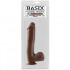 PipeDream Basix 10 Inch With Suction Cup Realistic Dildo - Brown