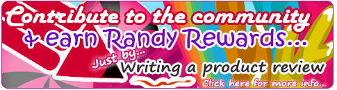 Write a review & earn Randy Rewards...